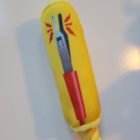 NEW OPERATION Plush DOG TugToy with Red Polka Dot Shorts SURGERY NWT - Picture 3 of 8